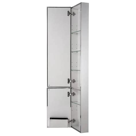 croydex nile stainless steel tall double mirror cabinet|croydex Nile tall.